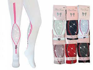 Колготки со стразами для девочки  PIER LONE