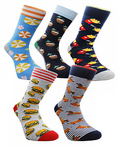Мужские носки с разноцветным принтом CALZE VITA